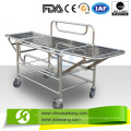 Stainless Steel Patient Trolley with Back Lifting (CE/FDA/ISO)